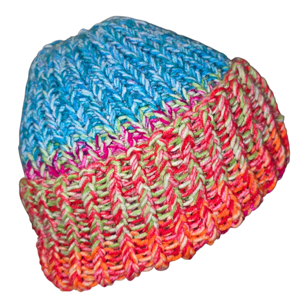 "Happy" Knit Beanie